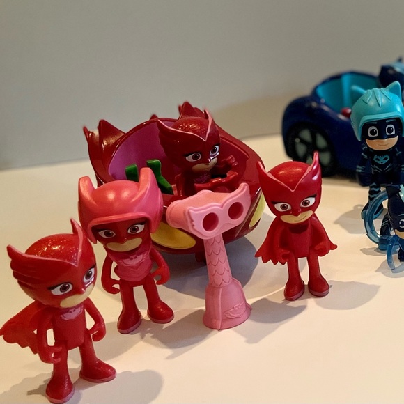 PJ Mask Hero & Villains & Their Rides - PJ Mask Lot - Picture 7 of 16